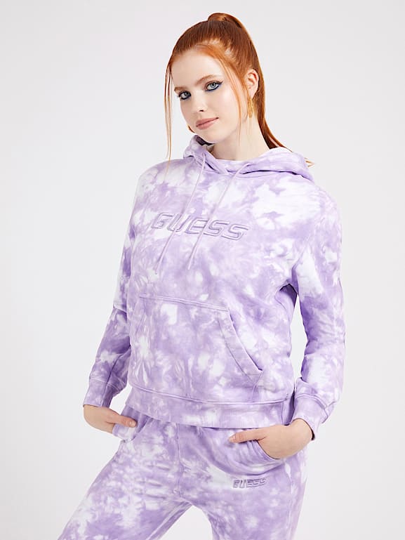 Guess tie sale dye hoodie