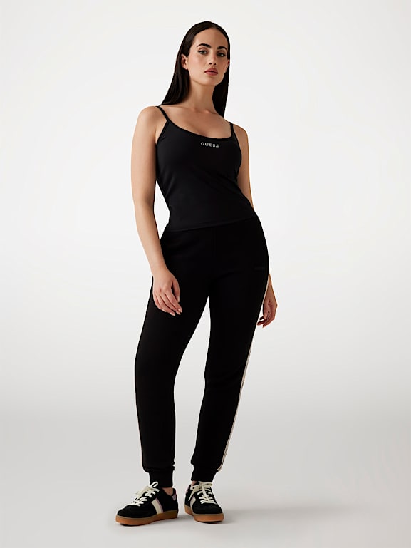 Pantalon Jogger GUESS V2YB15KB3P2 G6K5 - Taille Haute Confortable Avec Polyester Recyclé