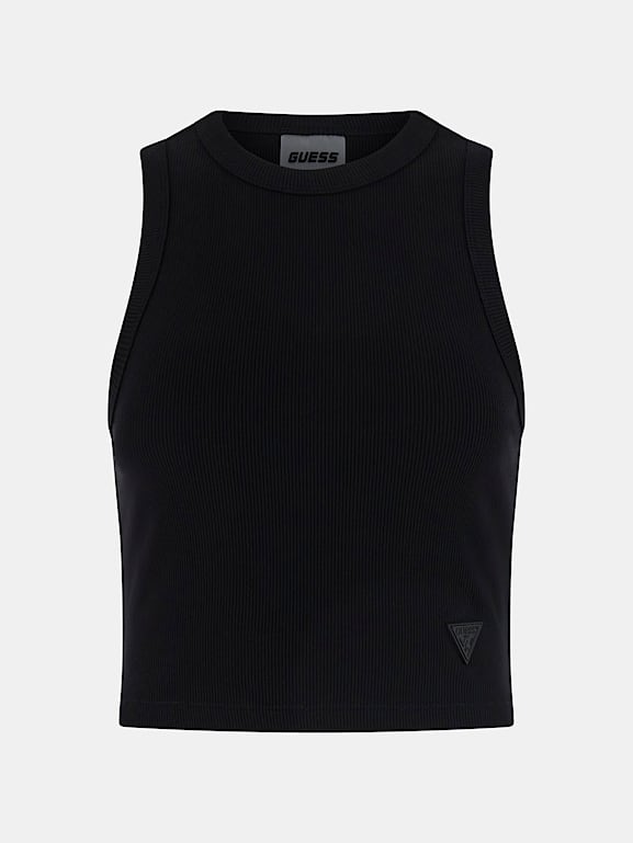 Guess black tank top hot sale