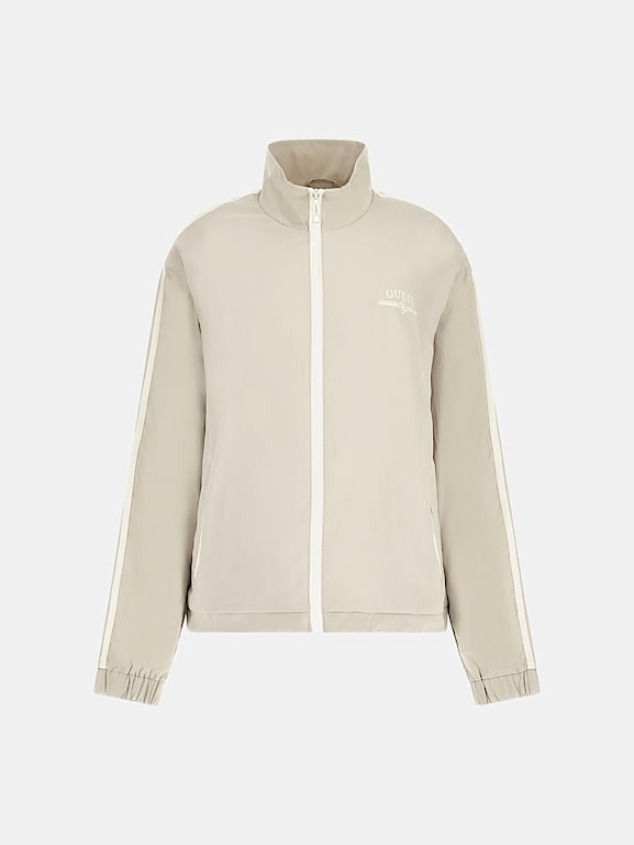 Logo on discount back of jacket
