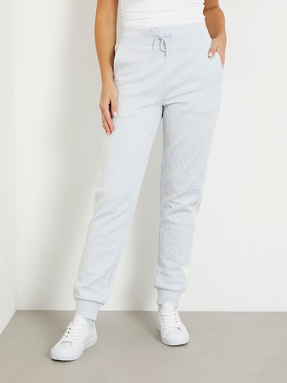 Love & Sports Women's Embossed Logo Jogger Pants 