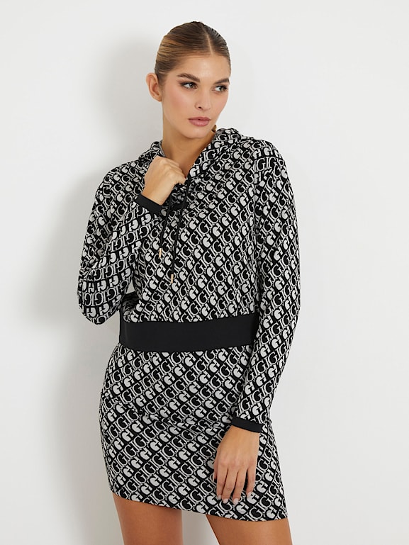 Guess cropped discount sweatshirt