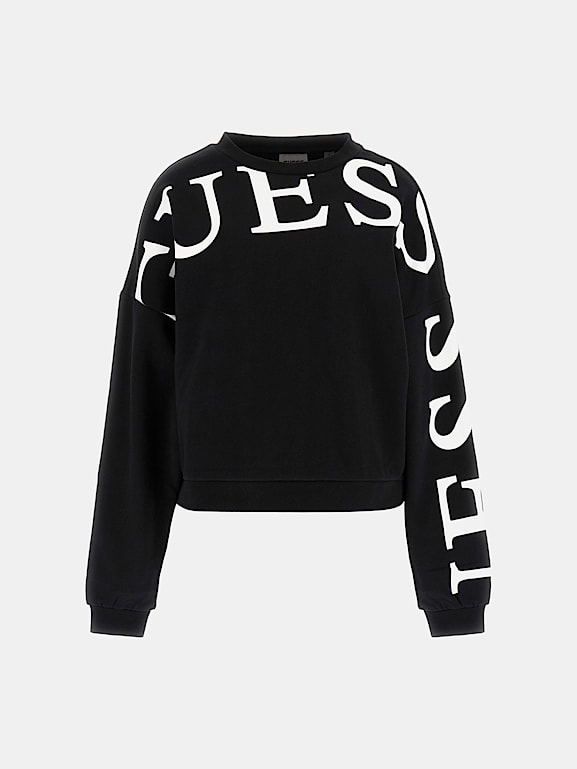 Guess roy flc crew neck sweatshirt hot sale