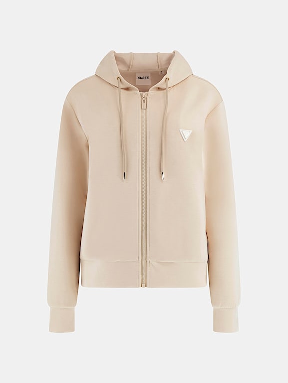 Felpa con zip guess store