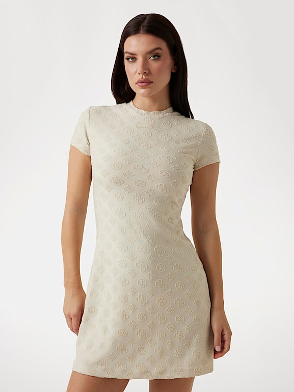 GUESS® Terry logo mini dress Women