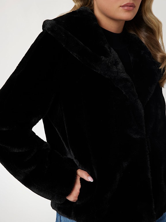 GUESS Veste imitation fourrure Femme