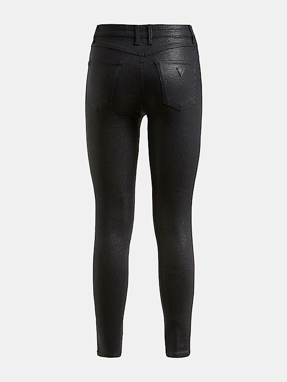 Striped skinny fit jeans sale