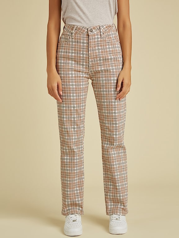 Guess plaid deals pants