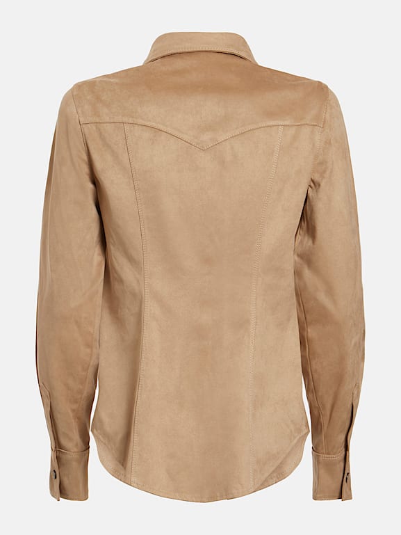 Chemise imitation daim Femme GUESS Collections Passees