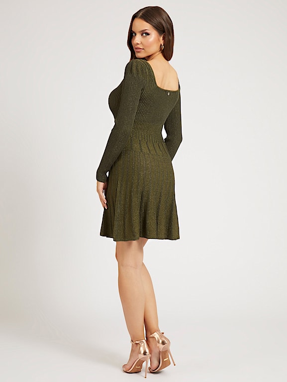 GUESS Fit and flare sweater dress