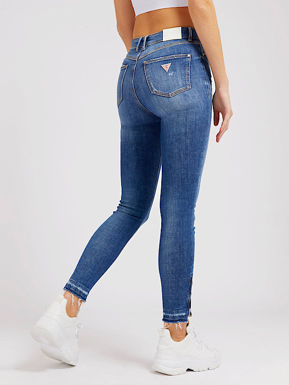 Guess zipper jeans outlet