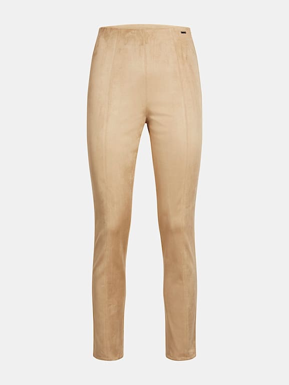 GUESS Legging simili cuir aspect daim Femme