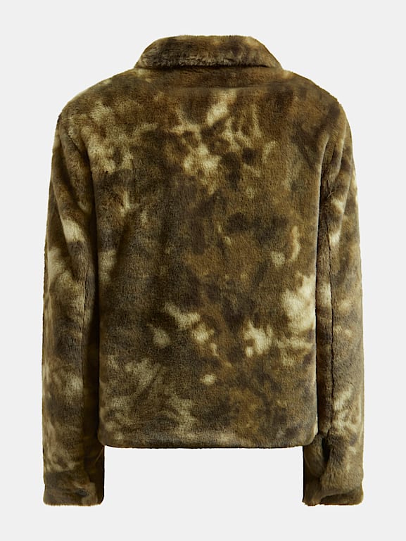 Guess jacket with fur 2025