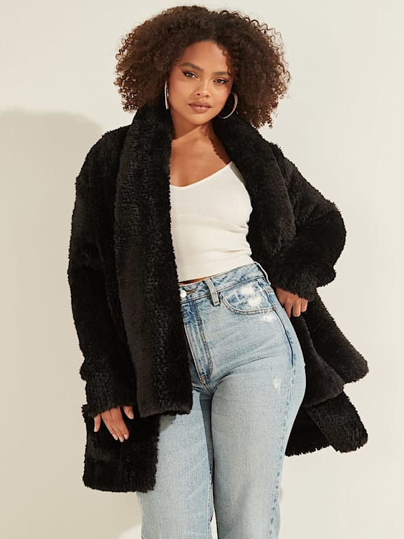 GUESS FAUX FUR JACKET