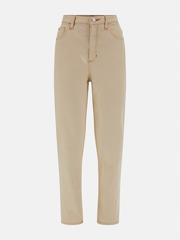 Mom fit beige online