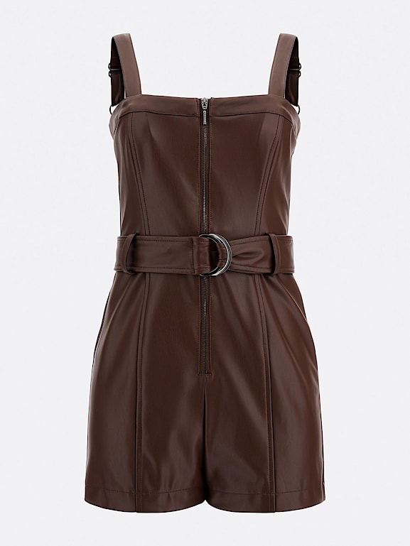 Guess leather jumpsuit 2025
