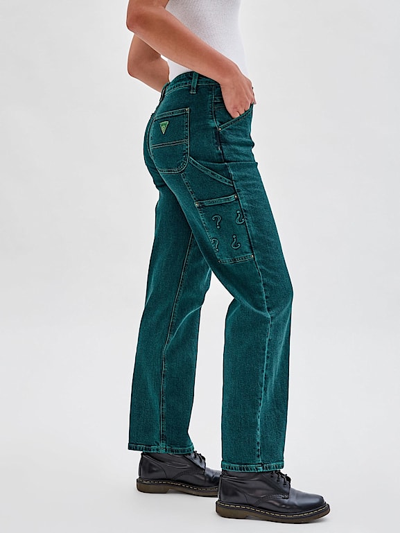 Dickies belted green carpenter pants deals