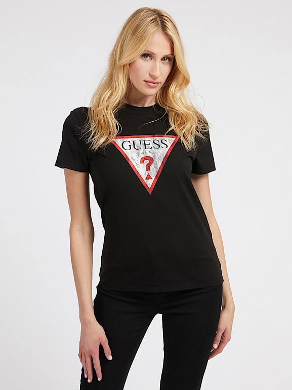 T shirts guess womens sale