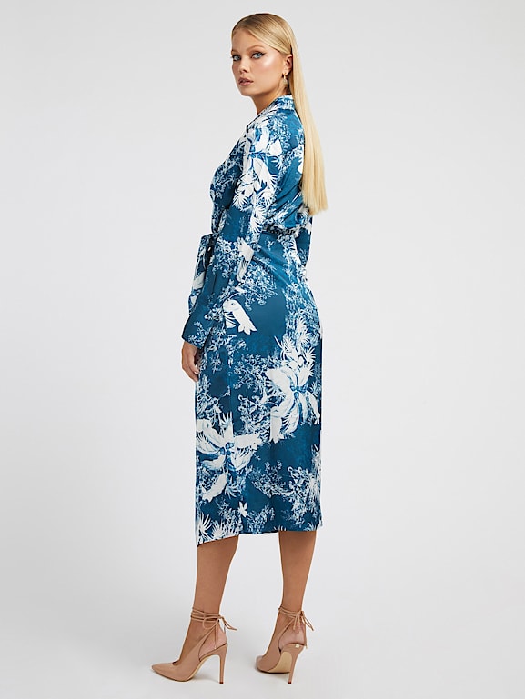 Guess floral print dress new arrivals