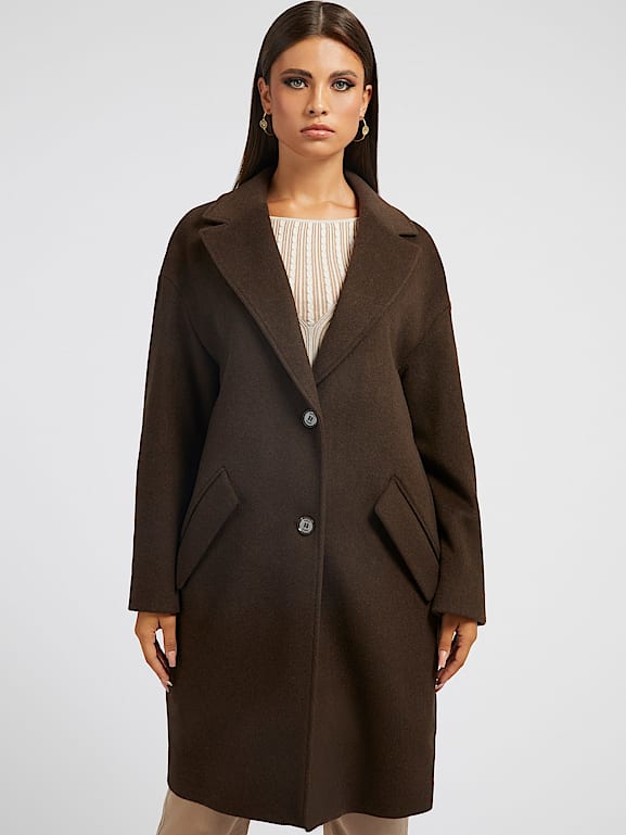 Guess wool coats deals