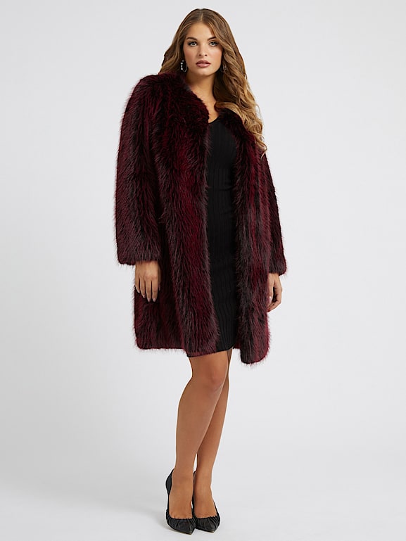 GUESS Faux fur coat