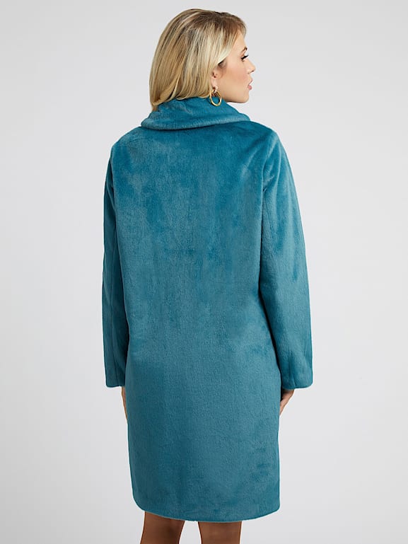 Faux fur coat Women GUESS Past Collections