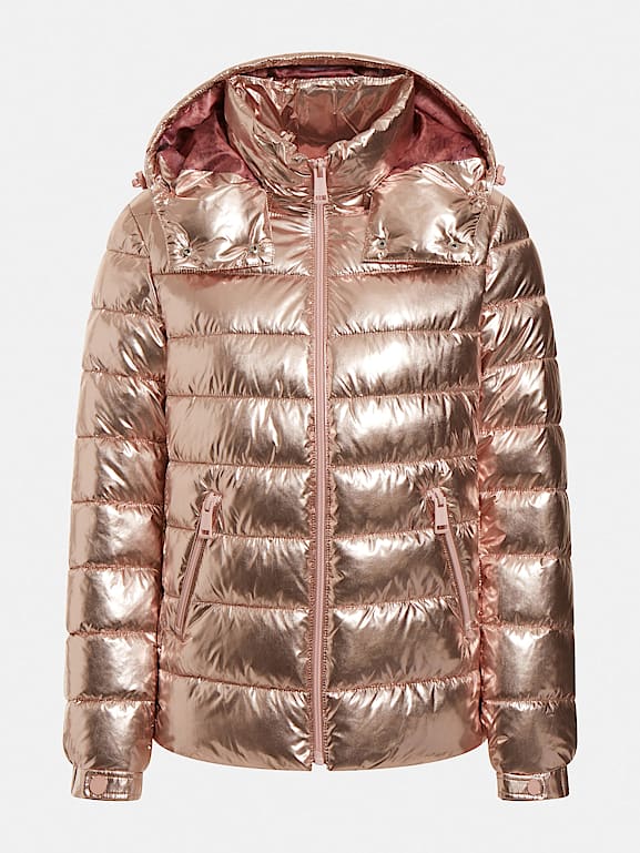 Rose gold puffer sales