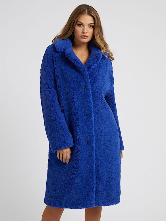 Guess teddy coat top