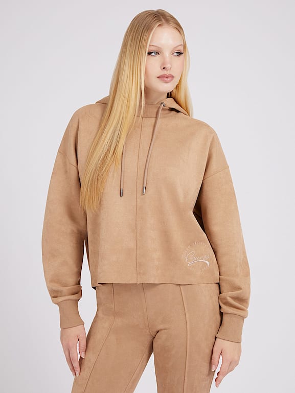 Suede sweatshirt 2025