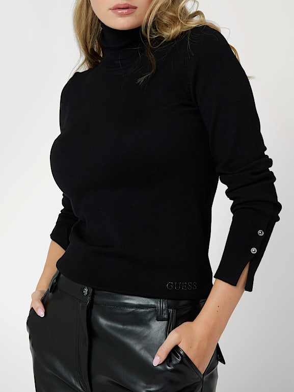 Maglione collo alto guess sale