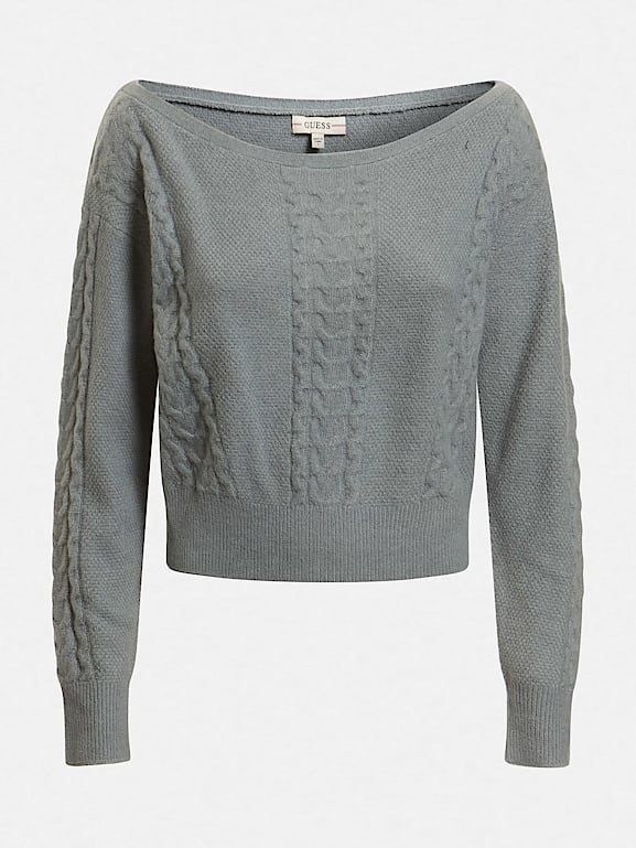 Guess hot sale cropped jumper