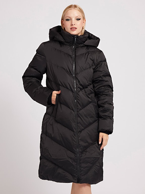 Guess joanna long puffer jacket on sale
