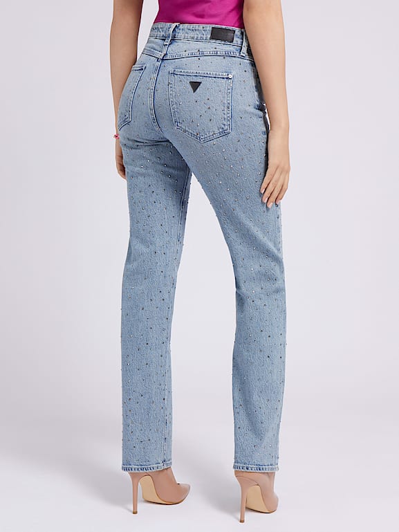 Jeans strass top guess