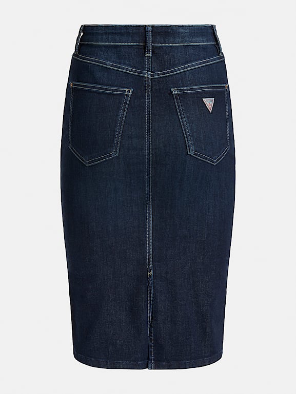 Jupe en jean moulante sales