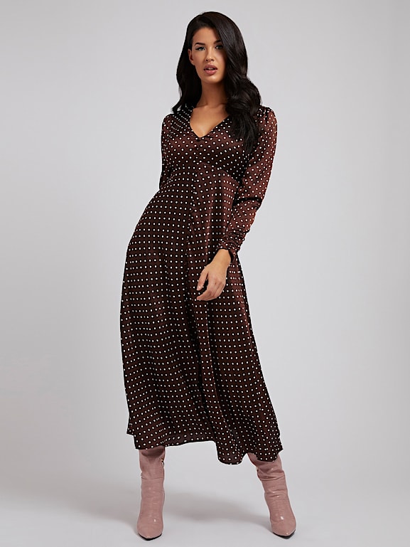GUESS DOTS PRINT DRESS