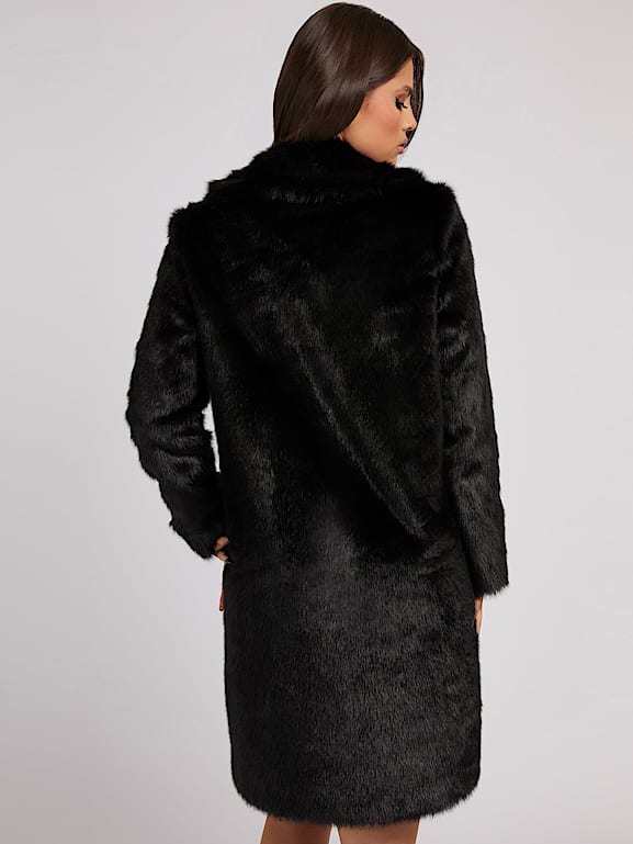 GUESS FAUX FUR COAT