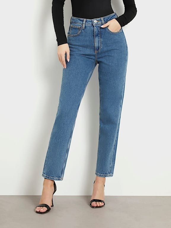 Calças de ganga corte skinny Guess mulher