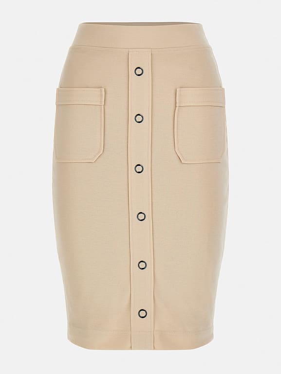 Guess front hot sale button skirt