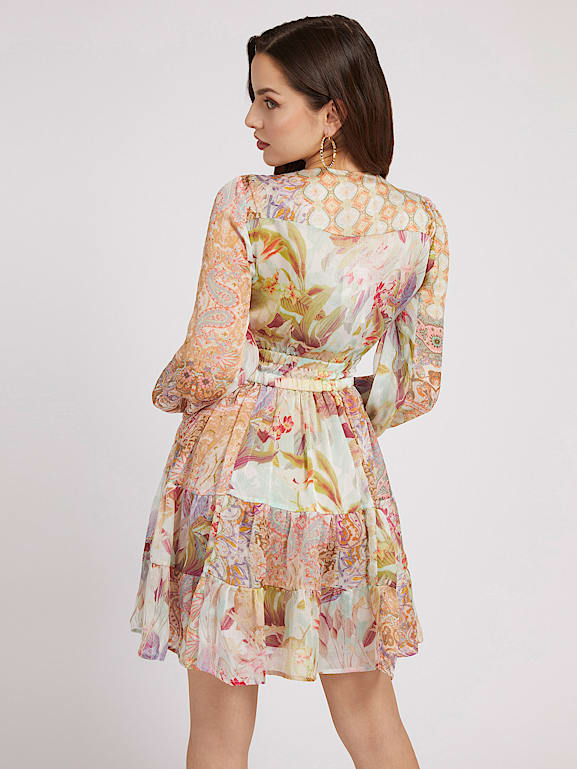 Robe fleurie guess hot sale