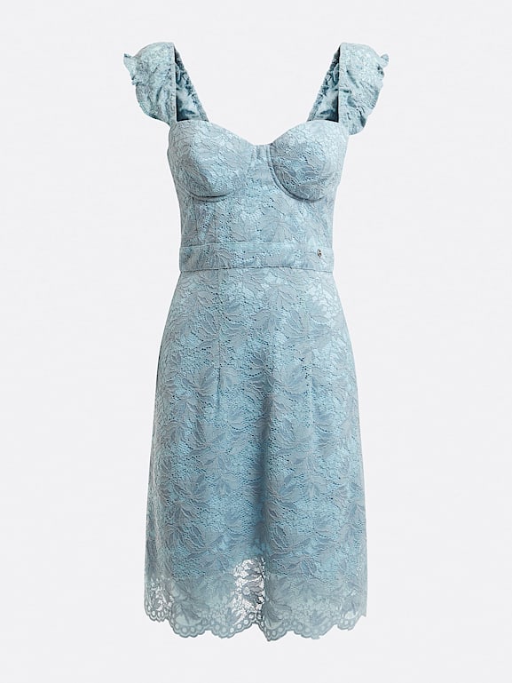 Guess blue 2025 lace dress