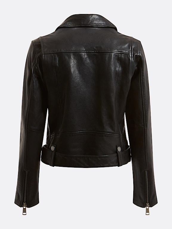 Giacca di pelle guess shop