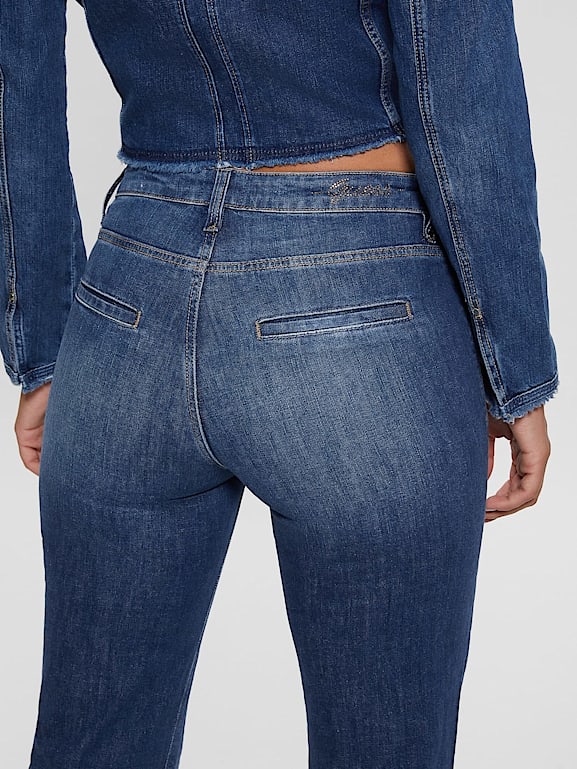 Guess mid deals rise bootcut jeans