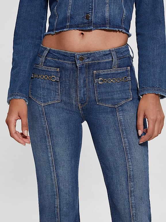 Guess Mid Rise Bootcut Jeans