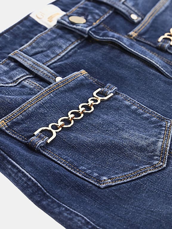 GUESS Mid rise bootcut denim pant