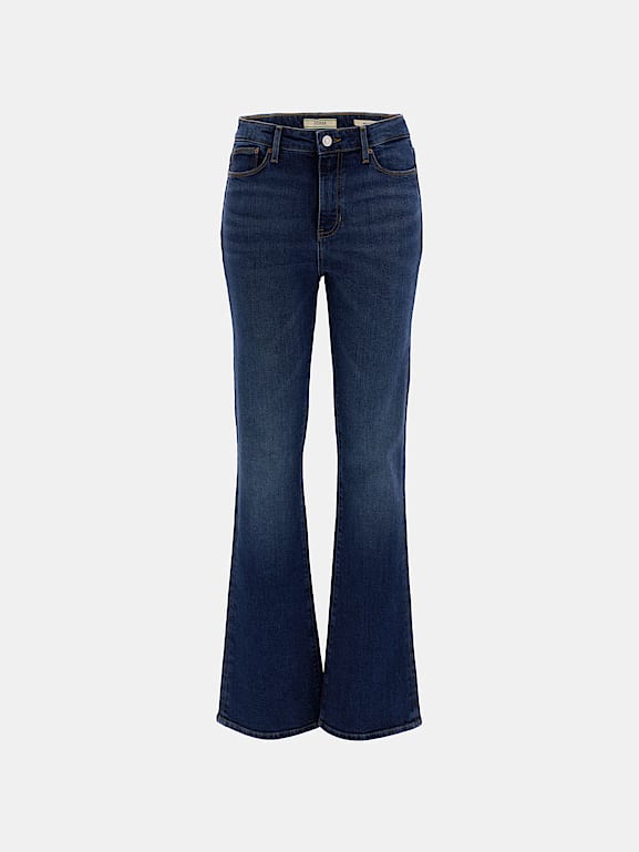 Jean évasé sales taille haute