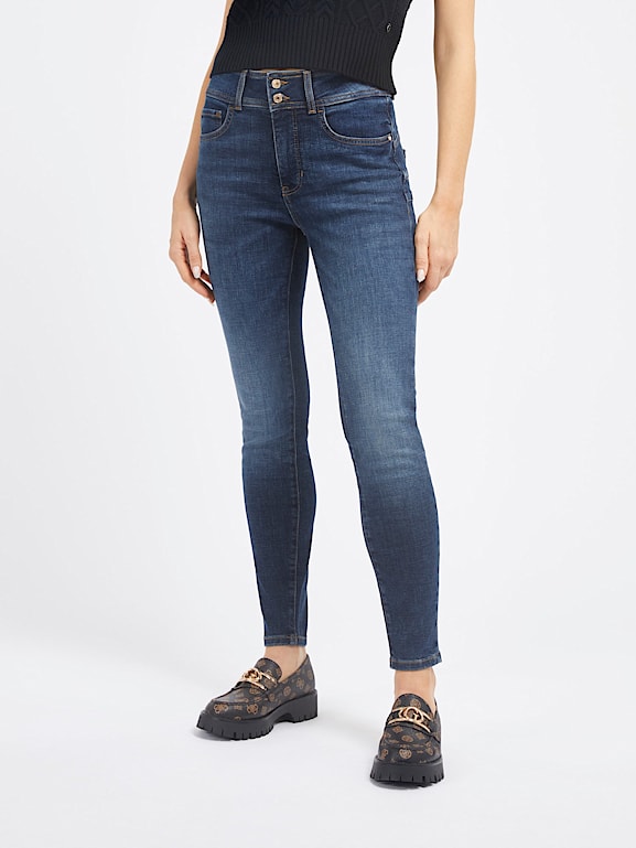 Guess mid rise skinny jeans clearance