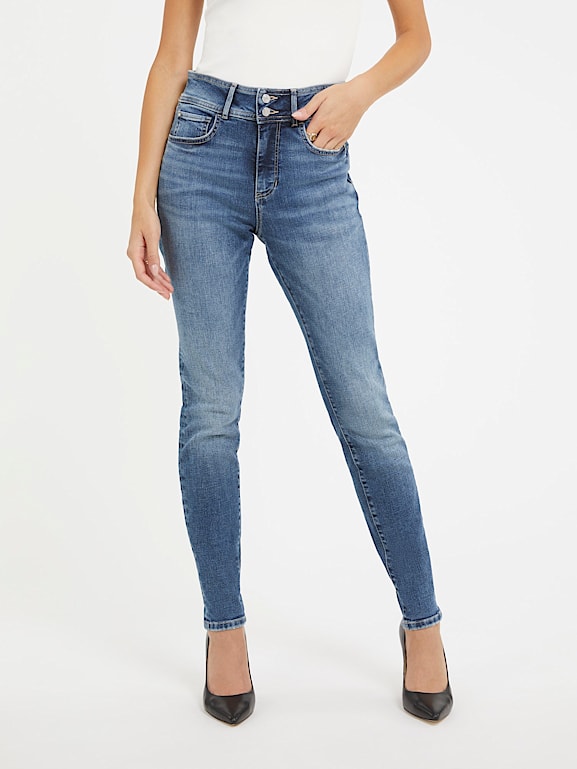 GUESS Mid rise skinny denim pant