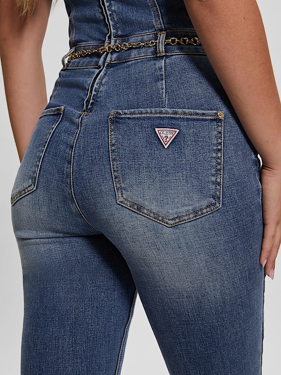 GUESS Mono vaquero skinny Mujer