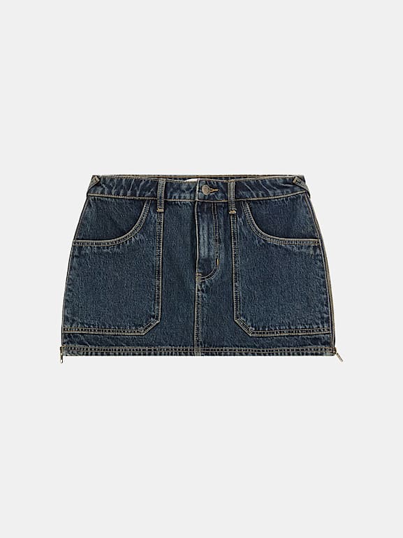 Guess denim clearance mini skirt