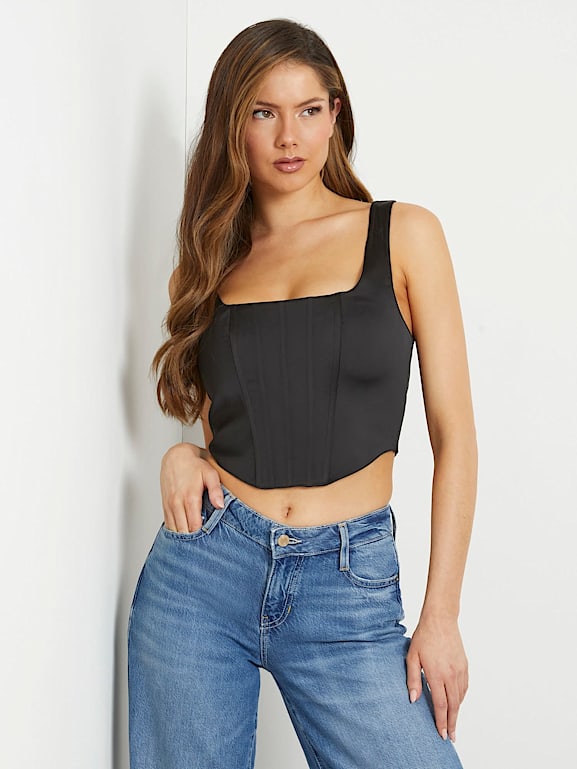 Guess bustier top store